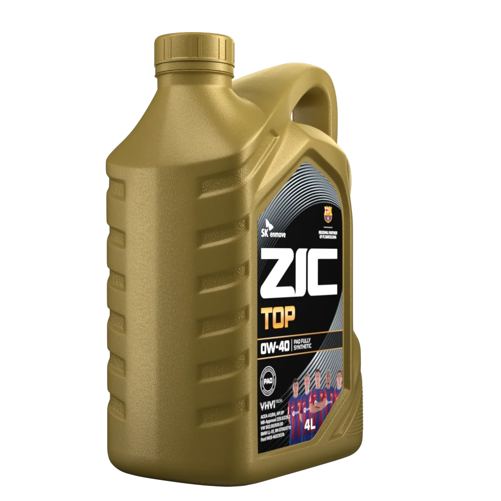 Изображение Масло моторное ZIC TOP 0W-40 4л 162611 Масло моторное ZIC TOP 0W-40 4л 162611