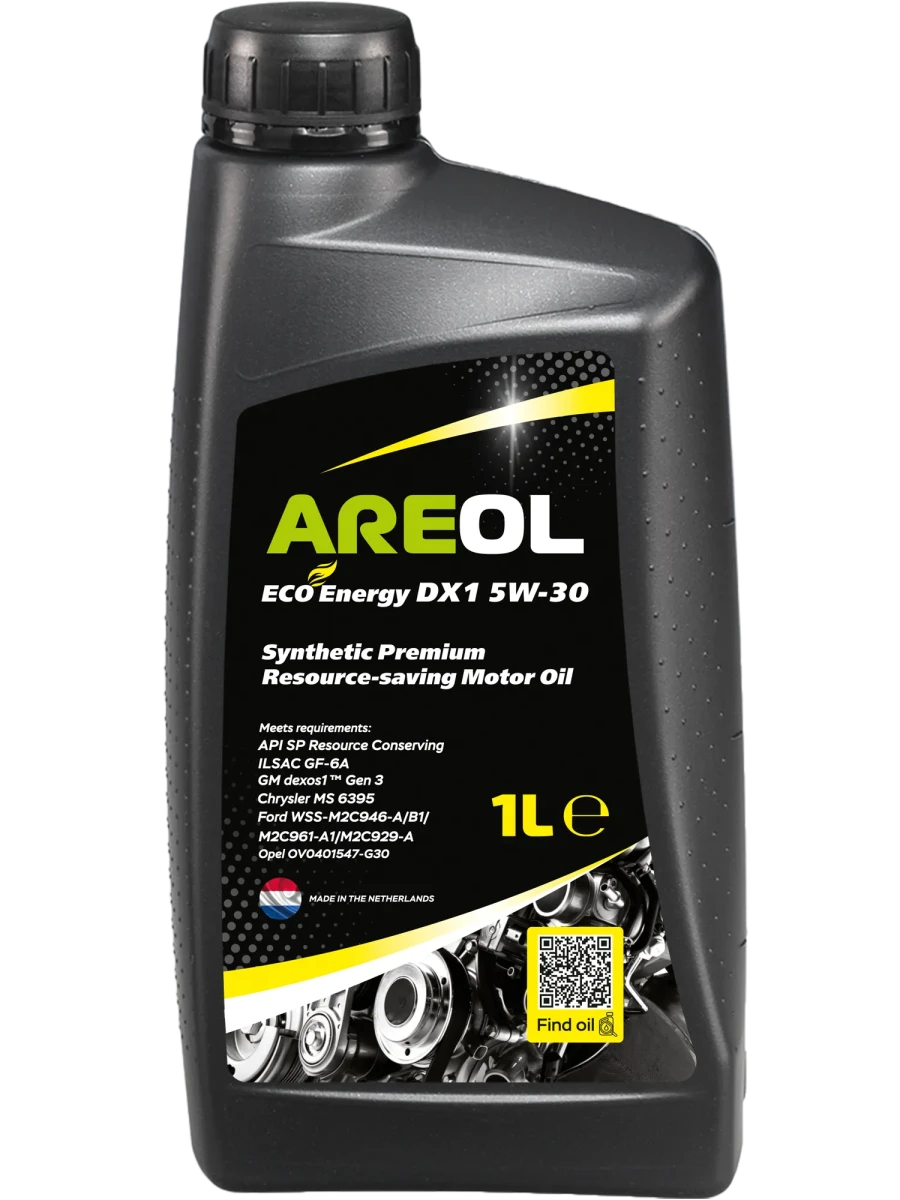 Масло моторное AREOL ECO ENERGY DX1 5W-30 1л 5W30AR072
