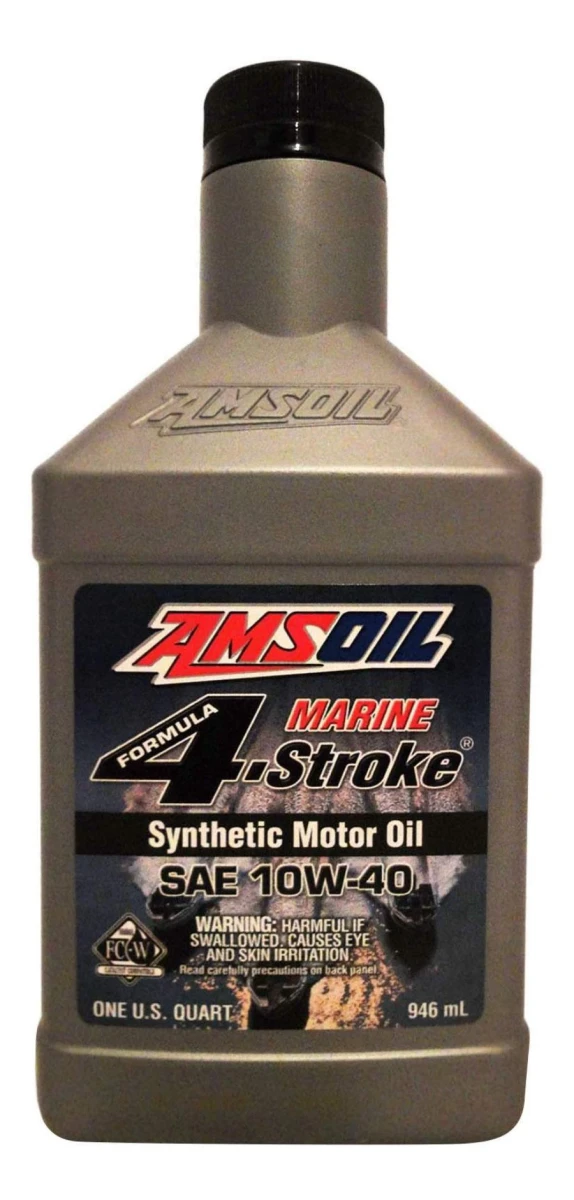 Масло моторное AMSOIL SYNTHETIC MARINE 10W-40 0.946л WCFQT
