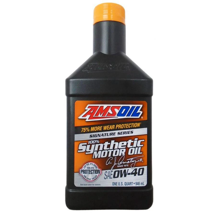 Масло моторное AMSOIL SIGNATURE SERIES SYNTHETIC 0W-40 0.946л AZFQT