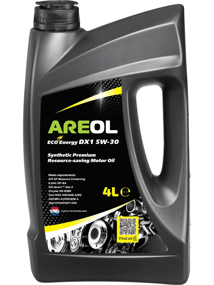 Масло моторное AREOL ECO ENERGY DX1 5W-30 4л 5W30AR073