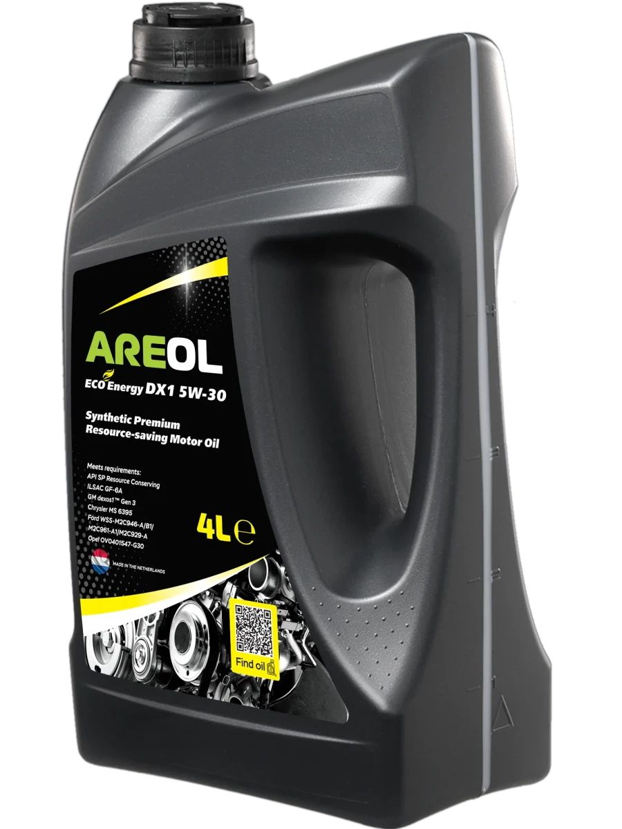 Изображение Масло моторное AREOL ECO ENERGY DX1 5W-30 4л 5W30AR073 Масло моторное AREOL ECO ENERGY DX1 5W-30 4л 5W30AR073