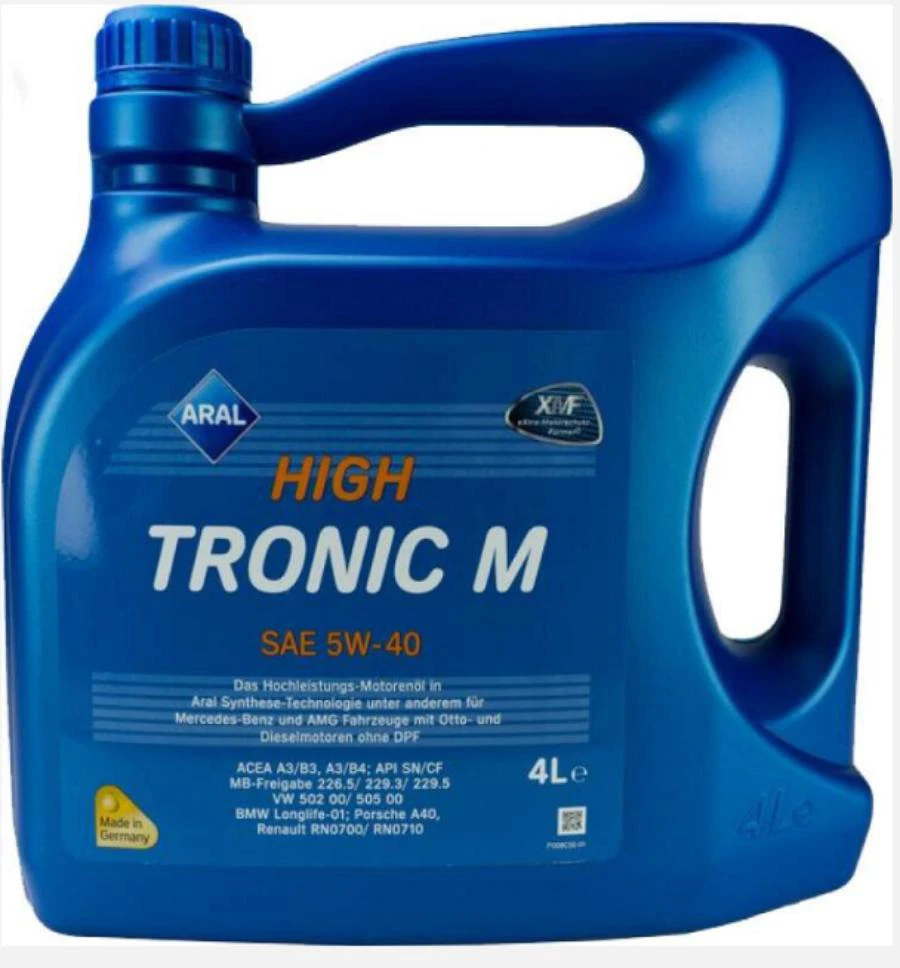 Масло моторное ARAL 5W-40 4л 158CC1