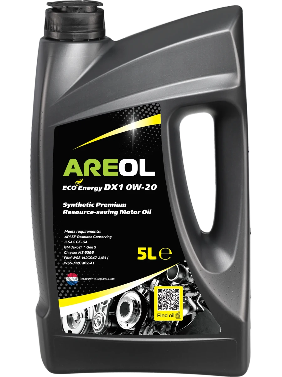 Масло моторное AREOL 0W-20 5л 0W20AR068