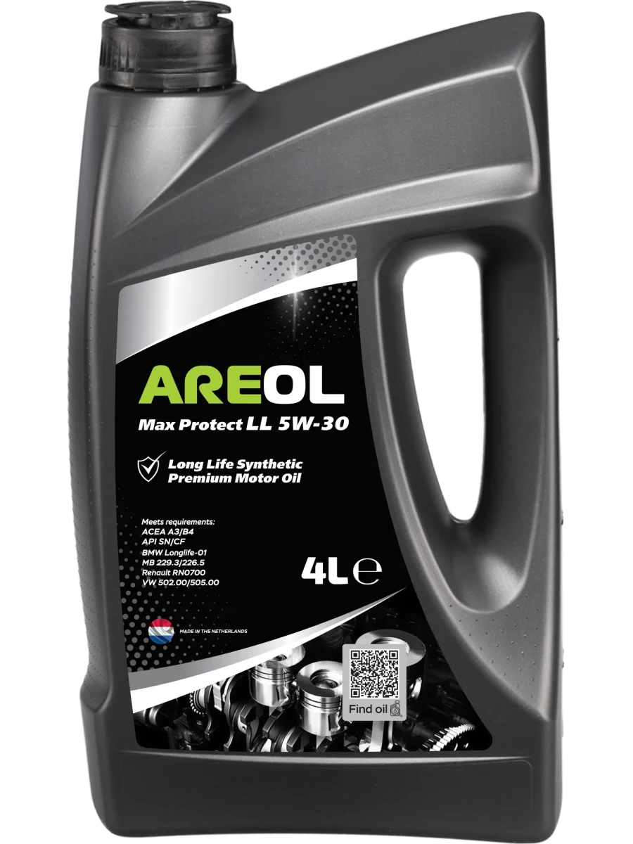 Масло моторное AREOL MAX PROTECT LL 5W-30 4л 5W30AR013