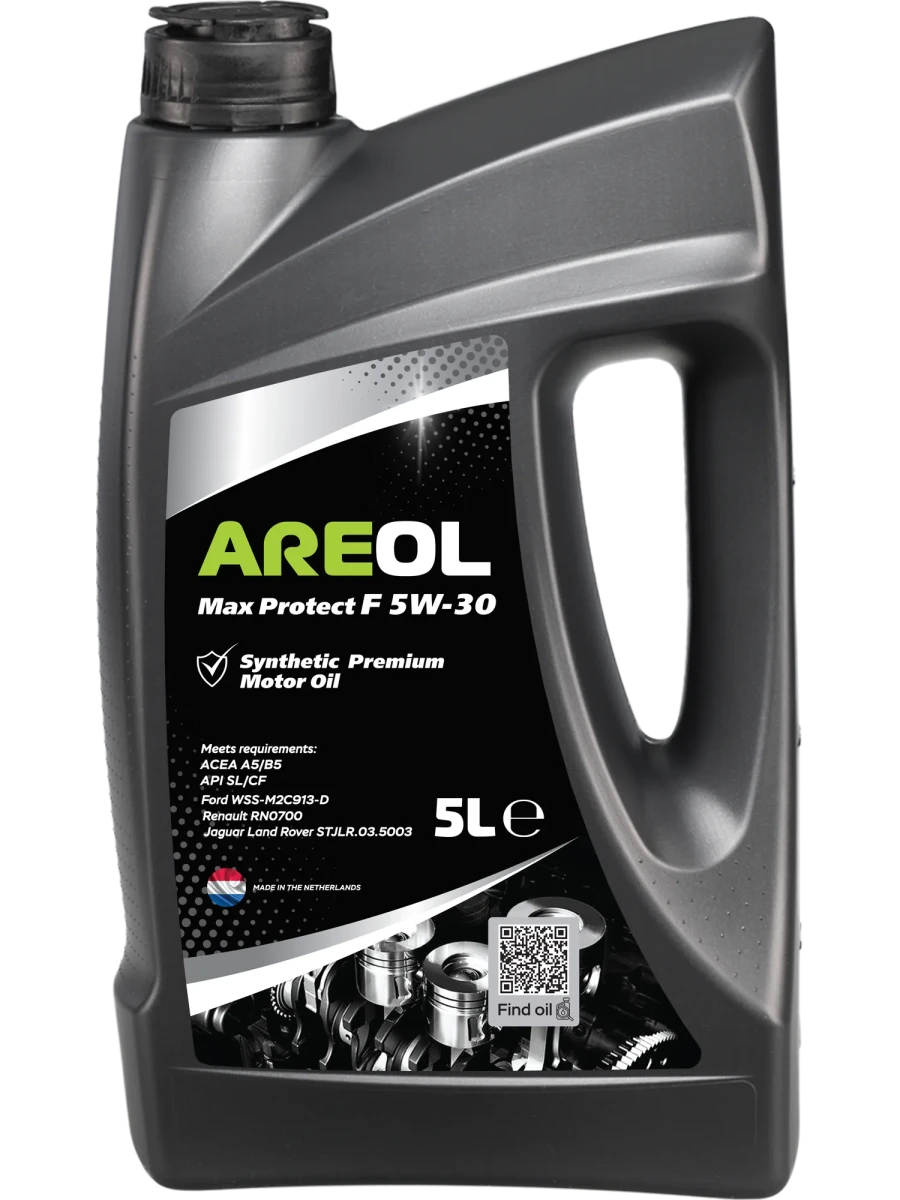 Масло моторное AREOL MAX PROTECT F 5W-30 5л 5W30AR017