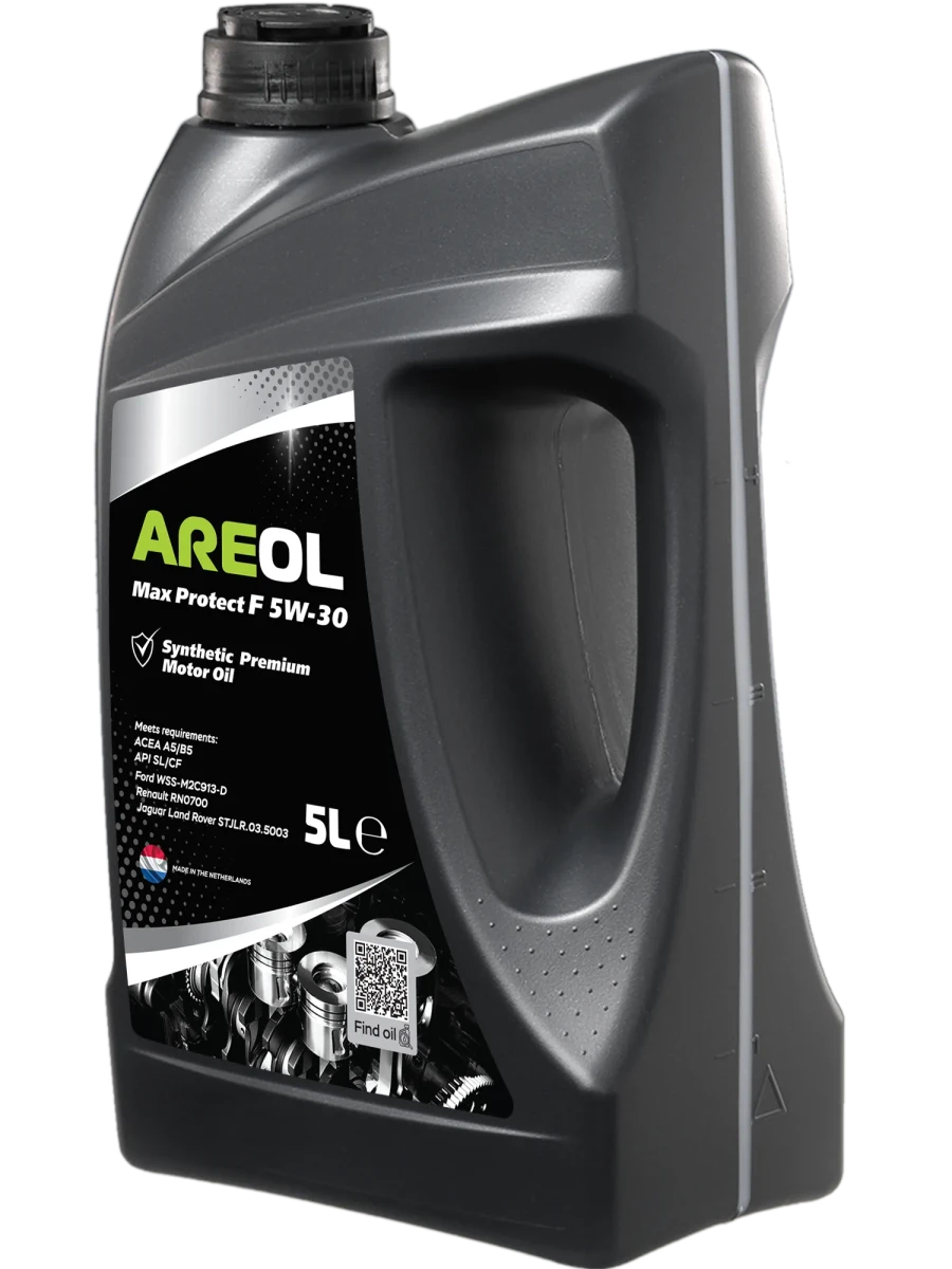 Изображение Масло моторное AREOL MAX PROTECT F 5W-30 5л 5W30AR017 Масло моторное AREOL MAX PROTECT F 5W-30 5л 5W30AR017