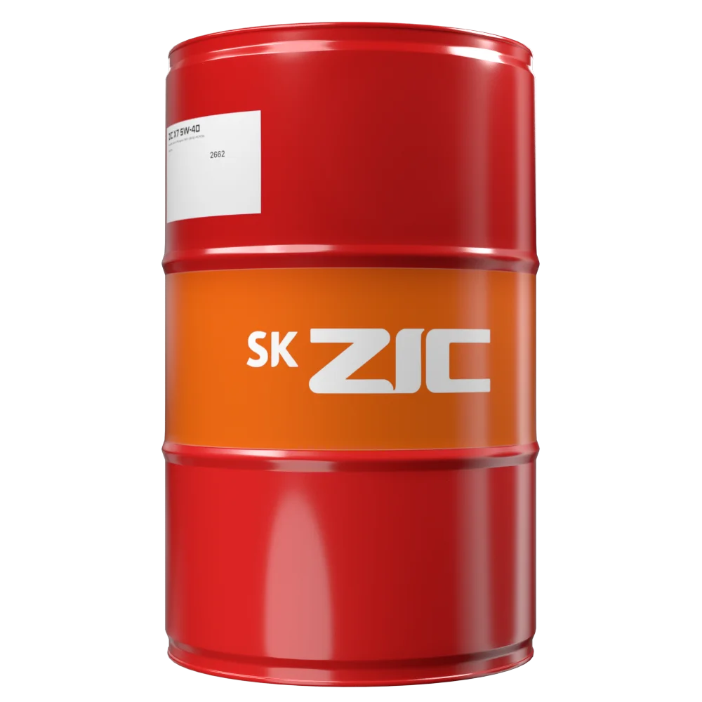 Изображение Масло моторное ZIC X7 5W-40 200л 202662 Масло моторное ZIC X7 5W-40 200л 202662