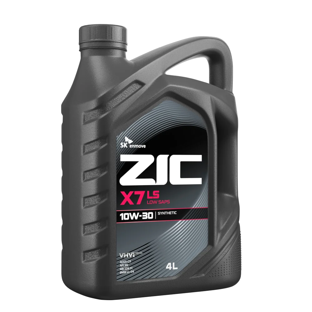 Масло моторное ZIC X7 10W-30 4л 162649