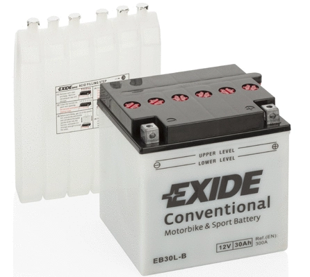 Стартерная аккумуляторная батарея EXIDE EB30L-B