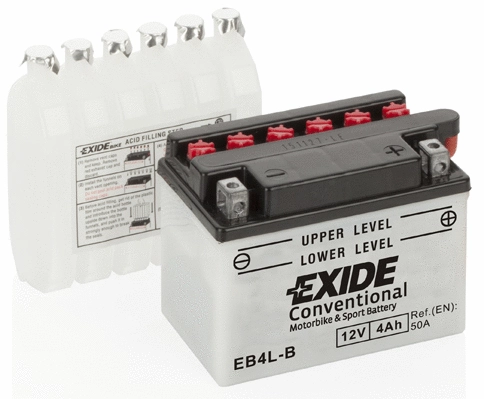 Стартерная аккумуляторная батарея EXIDE EB4L-B