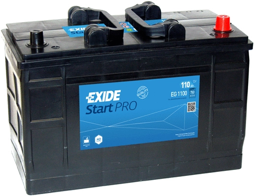 Изображение Стартерная аккумуляторная батарея EXIDE EG1100 Стартерная аккумуляторная батарея EXIDE EG1100
