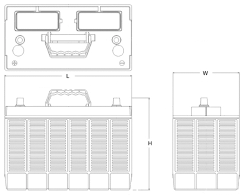Стартерная аккумуляторная батарея EXIDE EG110B