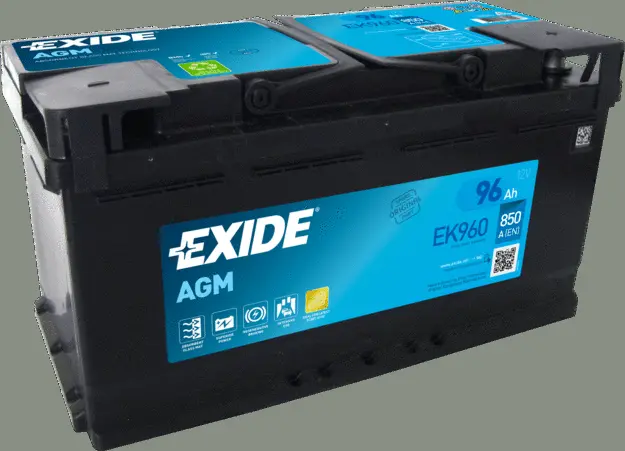 Стартерная аккумуляторная батарея EXIDE EK960