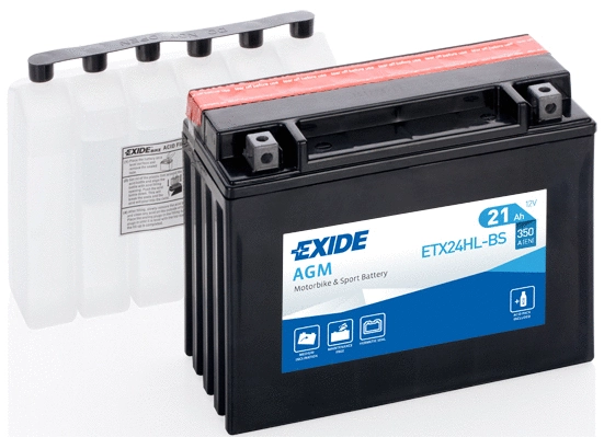 Изображение Стартерная аккумуляторная батарея EXIDE ETX24HL-BS Стартерная аккумуляторная батарея EXIDE ETX24HL-BS