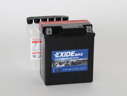 Изображение Стартерная аккумуляторная батарея EXIDE ETX7L-BS Стартерная аккумуляторная батарея EXIDE ETX7L-BS