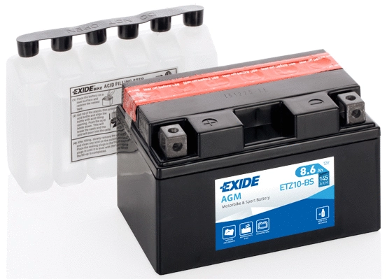 Стартерная аккумуляторная батарея EXIDE ETZ10-BS