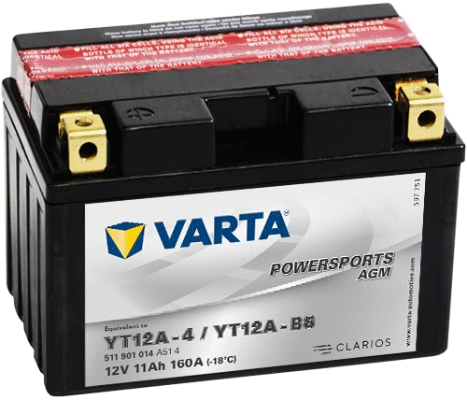 Стартерная аккумуляторная батарея VARTA 511901014A514