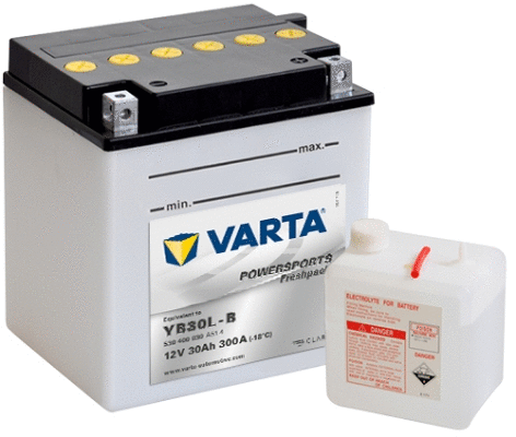 Стартерная аккумуляторная батарея VARTA 530400030A514