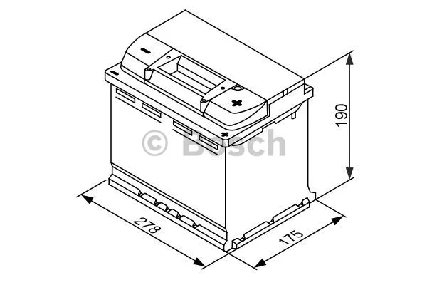 Стартерная аккумуляторная батарея BOSCH 0 092 S4E 080