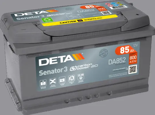 Стартерная аккумуляторная батарея DETA DA852