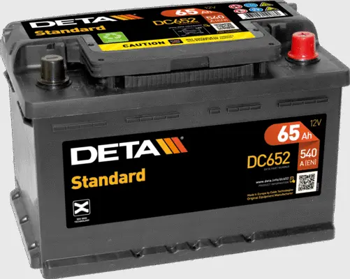 Изображение Стартерная аккумуляторная батарея DETA DC652 Стартерная аккумуляторная батарея DETA DC652