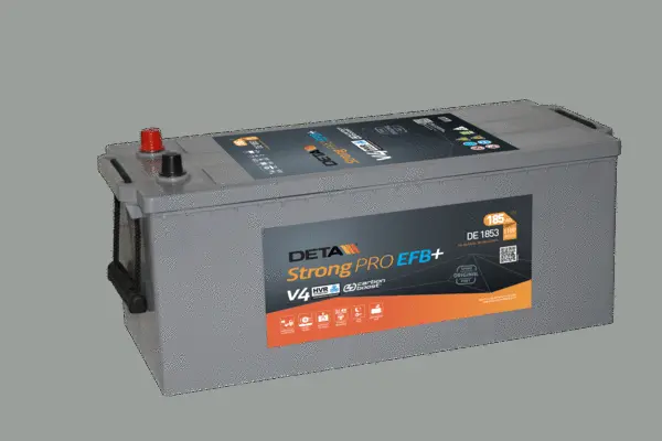 Стартерная аккумуляторная батарея DETA DE1853