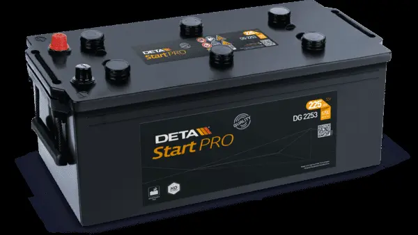 Стартерная аккумуляторная батарея DETA DG2253