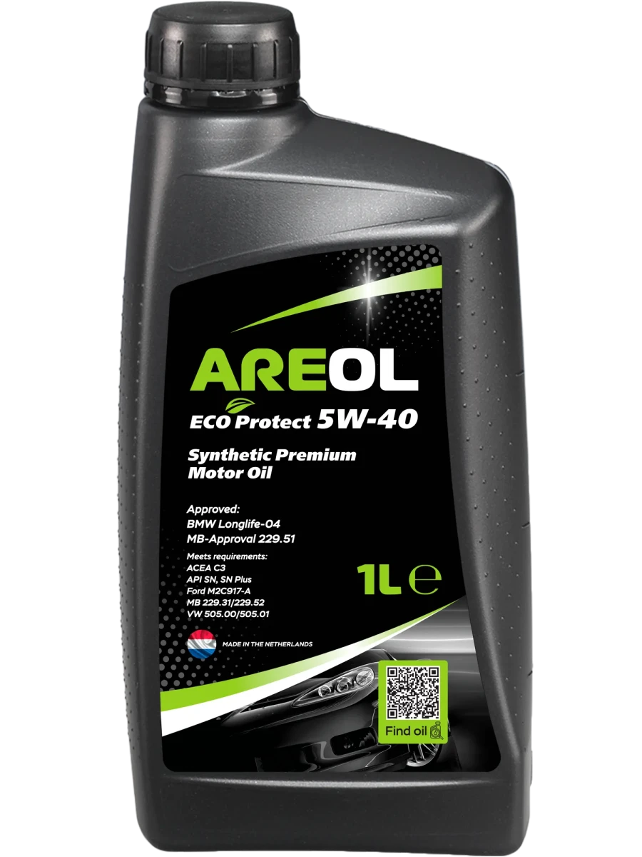 Масло моторное AREOL ECO PROTECT 5W-40 1л 5W40AR060