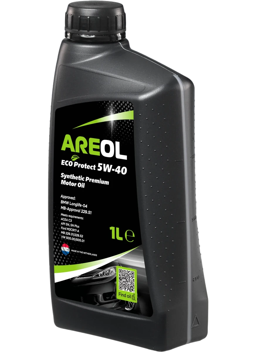 Изображение Масло моторное AREOL ECO PROTECT 5W-40 1л 5W40AR060 Масло моторное AREOL ECO PROTECT 5W-40 1л 5W40AR060