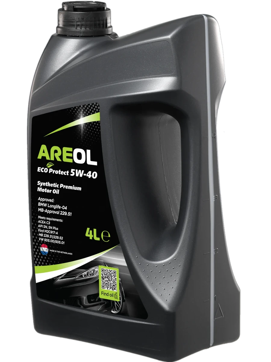 Изображение Масло моторное AREOL ECO PROTECT 5W-40 4л 5W40AR061 Масло моторное AREOL ECO PROTECT 5W-40 4л 5W40AR061
